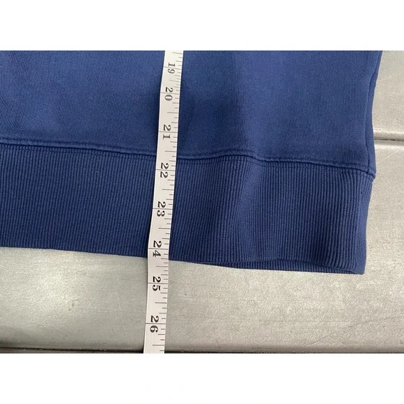 Lilly Pulitzer Ballad Crewneck Sweatshirt Womens XS Navy Elephant Embroidery - Picture 9 of 11